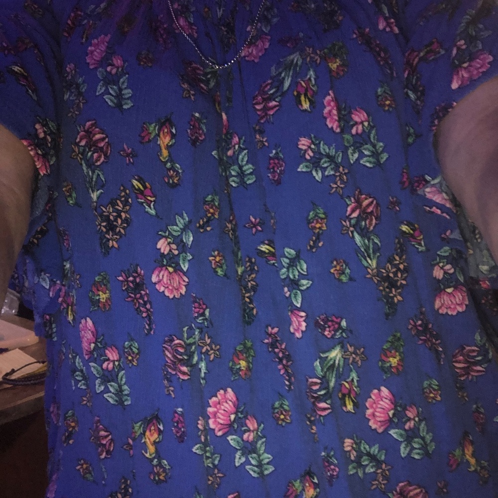 Adorable hippie loose fit tee labeled “true Self”